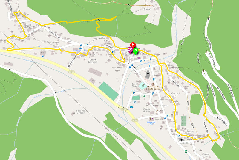 Clicca e apri la mappa in Openstreetmap