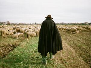 Volti di pastori tra il lagorai e la pianura" del fotografo Giancarlo Rado